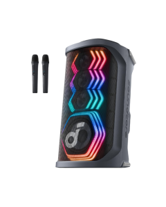 Soundcore Rave 3S 200W AI Karaoke Speaker with 2 Wireless Mics - Black | A31A3012