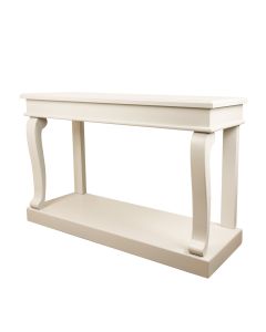 Tara Lane Scroll 130cm Console Table Ivory | TL5816