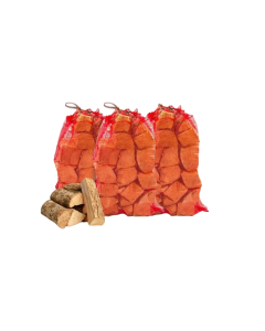 Premium Oak Kiln Dried Hardwood Logs (Firewood) - 3 x Bags