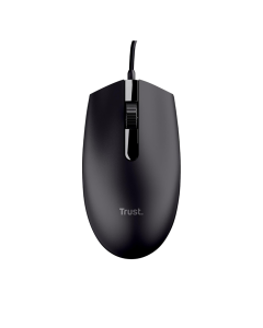 Trust Basi 3-Button Wired Optical PC Laptop Mouse &ndash; Black | T24271
