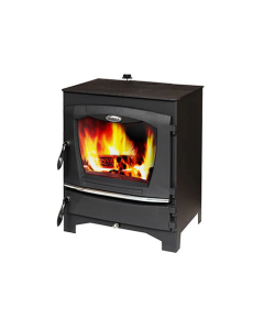 Waterford Stanley Fern Seno Eco Boiler Stove 15.5kW - Matt Black | FESFHBSE