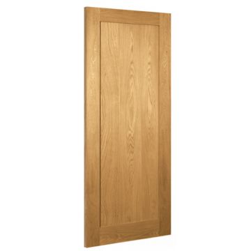 Oak Shaker 1 Panel Door 6'8