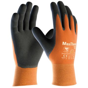 Maxitherm Size 8 Palm Orange Gloves Carded