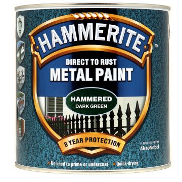 Hammerite Hammered Dark Green 2.5l