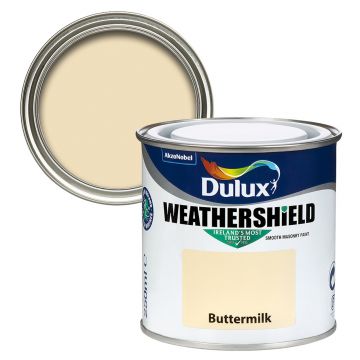 Dulux Weathershield Buttermilk 250ml