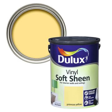 Dulux Vinyl Soft Sheen Primrose Yellow 5l
