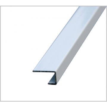 Flair 7mm PVC End U Trim Silver