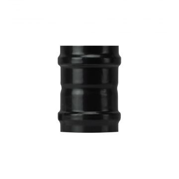 Pellet Pipe 100mm x Female/Female Adaptor Matt Black