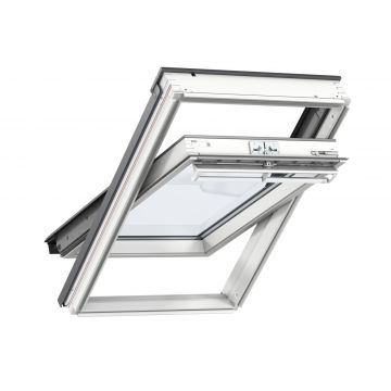 Velux Centre Pivot Roof Window GGL FK06 2070 0 - White Painted - 660mm x 1180mm