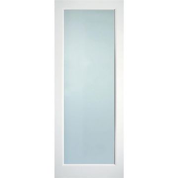 Indoors Kenmore Opaque Glazed Shaker Door - White - 80 Inch x 32 Inch (2032mm x 813mm)