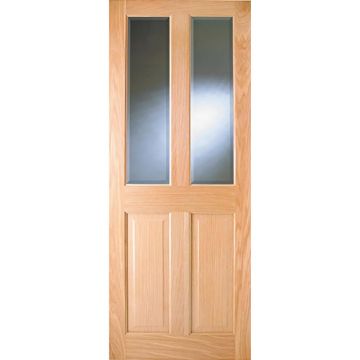 Indoors Addison Clear Glass Bevelled Door - 80 Inch x 32 Inch (2032mm x 813mm)