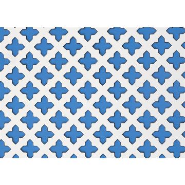 Screening Panel 1810 x 610mm MDF White Cross