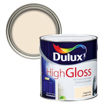 Dulux High Gloss Magnolia 2.5l