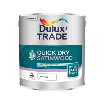 Dulux Trade Quick Dry Satinwood Light Base 2.5l