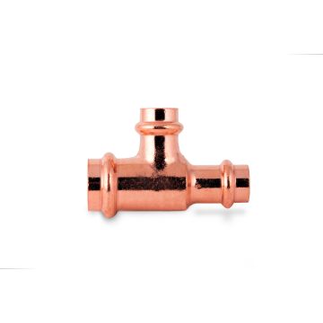 Instantor Copper Press Tee 3/4" x 1/2" x 3/4"