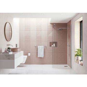 Ayo 10mm Modular Wetroom 1000mm Silv