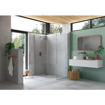 Ayo 8mm Wetroom 500mm Silv