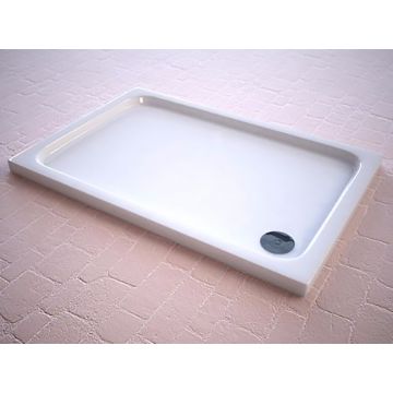 Ctsl80 x 90rec 900 x 800 Shower Tray Waste In Corner