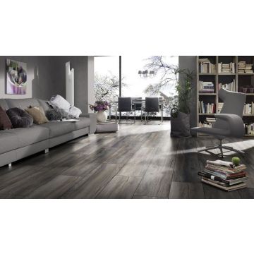 Exquisit Plus Wide 4V Range Barn Oak Laminate Flooring AC4 -8mm x 244mm x 1380mm - Pack covers 2.694m2  
