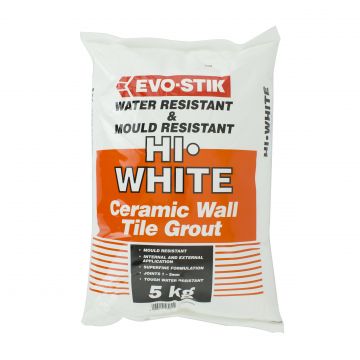 Evo-Stik Hi-White Water Resistant Grout 5kg