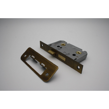 Eurospec Bathroom Lock 2.1/2" 2 Lever Fb