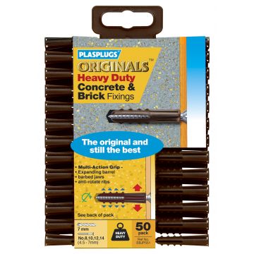 Plasplugs Heavy Duty Plugs Clip 50/pack