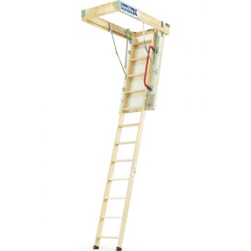 Keylite Loft Ladder 550 x 1200mm Kyl02 Hgt 2800 . 3 Segments Air Tight