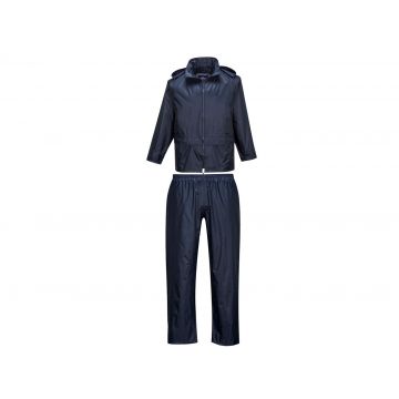 Portwest Essentials Rainsuit Navy M 2/Piece L440