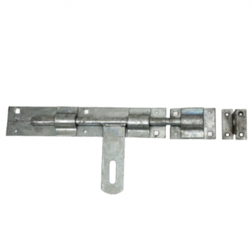 Cross Door Bolt Galvanised 12" (1)