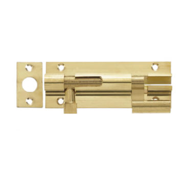 Barrel Bolt Brass Necked 3" (1)