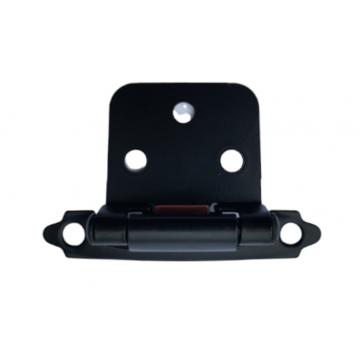 Cabinet Hinge Self Closing Black (Pr)