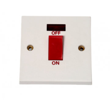 1 Gang Cooker Switch & Neon 45 Amp (1)