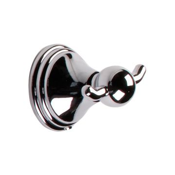 Tema Arno Double Robe Hook Chrome