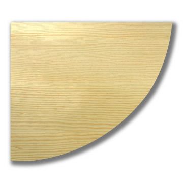 Tema Corner Shelf 400 x 400 x 16 Pine