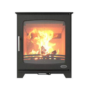 Henley Hazelwood 5 L/Scape Wb Eco Stove Matt Black
