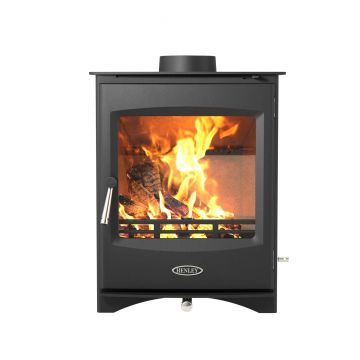 Henley Lincoln Eco-5 Eco Stove Matt Black