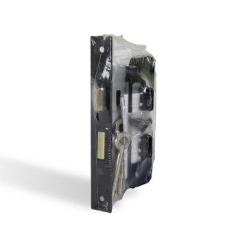 2 Lever Internal Door Lock Black 76mm Shrink Wrap