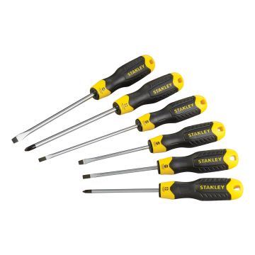 Stanley Screwdriver Set 6/Piece Cushion Grip