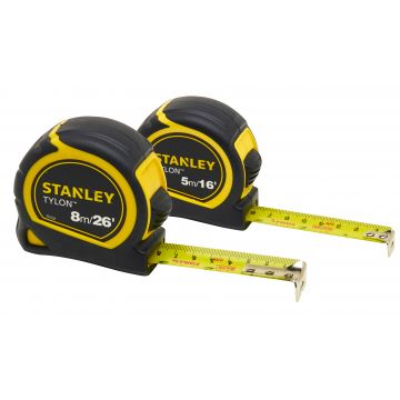 Stanley Measuring Tapes Twin Pack - 5m & 8m Tapes