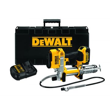Dewalt Grease Gun 18v comes with 1 x 4ah Li-Ion Battery