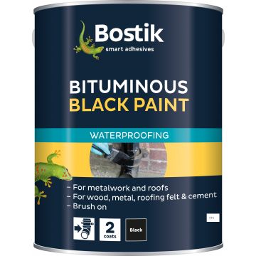 Bostik Waterpoof 2.5lt Black Paint