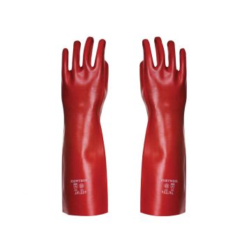 Portwest PVC Gauntlet A445 XL 45cm Red