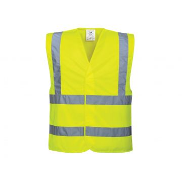 Portwest Two Band Vest C470 Yellow XXLxxxl En471