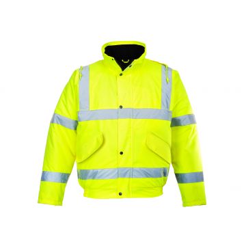 Portwest Hivis Bomber Jacket S463 Yellow M En471