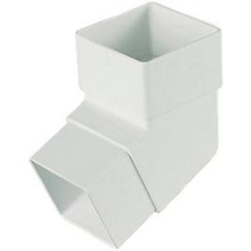 Supreme 65mm Square Offset Bend 112.5 Degree White
