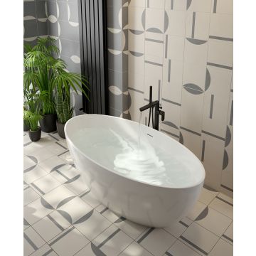 Marovo F/S Bath 1600 x 800 x 570 White Inc Waste And Overflow