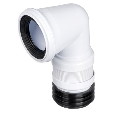 Mcalpine Bent Flexible Pan Connector 230-390mm