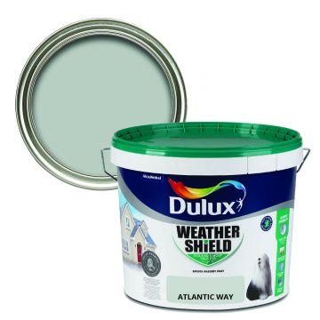 Dulux Weathershield Smooth Masonry Paint - Atlantic Way 10L