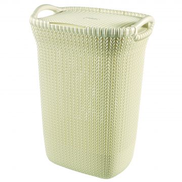 Curver Knit Laundry Hamper Oasis White 57lt