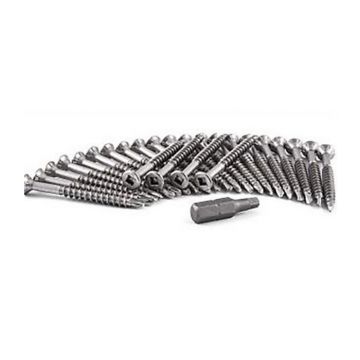 Cedral Screw C50 Torc & Wing 100/pack Black